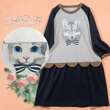 멜랑콜릭 헤임라이트 히구치 유코 늑대의 탈을 쓴 고양이 원피스