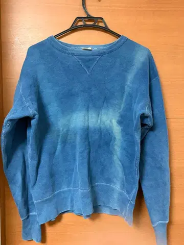 00s archive Two Moon 타이다이 블루 맨투맨