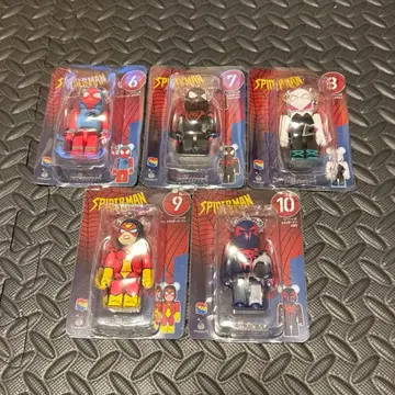 베어브릭 100% / 스파이더맨 베놈 해피 복권 6~10번