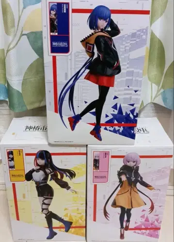 카미츠바키시 건설 중. 7/1 피규어 3개 묶음 판매 ROUND1 한정판