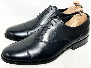 새상품급 SUIT SELECT 25.5 가죽 스트레이트 팁 신발 블랙