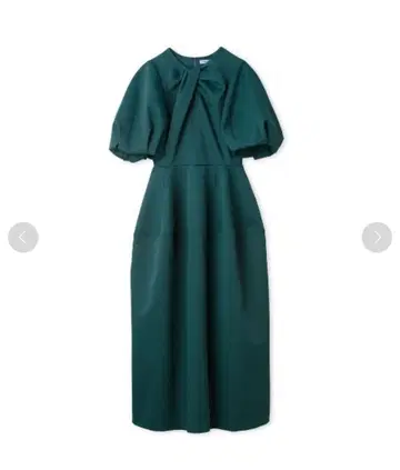 다크 그린 포멀 원피스