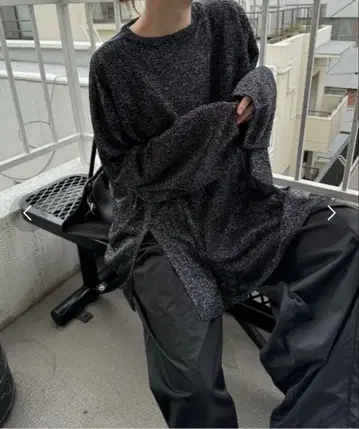 윌프리 willfully 라메 상의 블랙