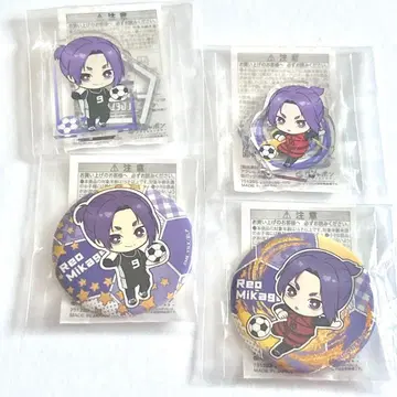 미카게 레오 쁘니톱 블루 록 캔뱃지 아크릴 스탠드