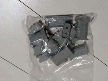 철도 모형용 그레이 플라스틱 부품