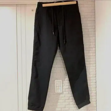 BEAMS HEART 빔즈 조거 팬츠 코튼 블랙 새상품급