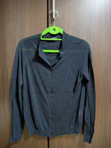 질샌더 네이비 블랙 가디건