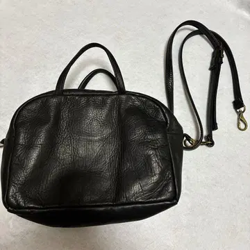 아 a 보스턴 백 숄더 블랙 가죽 소가죽 미니백