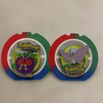 포케파크 칸토 한정판 네이비팬 모르폰 진화 라인 핀 배지