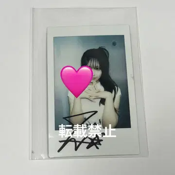 MADEIN 나고미 직필 사인 포함 폴라로이드