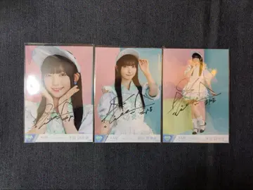 노이메 나가타 시오리 친필 브로마이드 다이너 의상 풀 컴프 세트