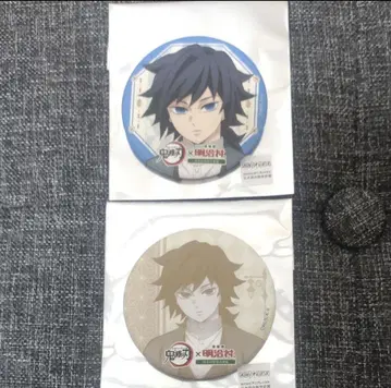 귀멸의 칼날 메이지 마을 랜덤 트레이딩 매트 캔뱃지 토미오카 기유 2종류