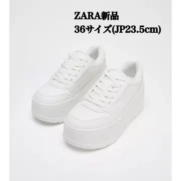 ZARA 플랫폼 스니커즈 36사이즈(JP23.5cm) 택 포함 새상품