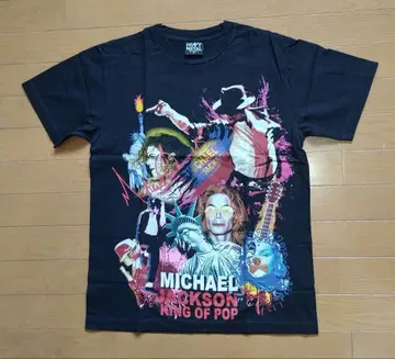 MICHAEL JACKSON 마이클 잭슨 프린트 티셔츠 락 티