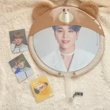 지민 부채 포토카드 세트 BTS