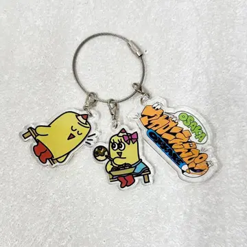 마카로니 연필 아크릴 키링 오사카