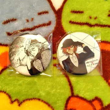 문호 스트레이독스 나카하라 츄야 기념관 신작 캔뱃지 세트