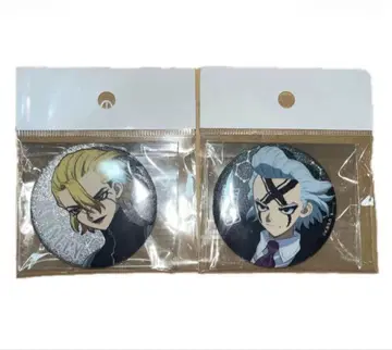 Dr.STONE 캔뱃지 스탠리 제노 점프 페스타