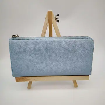불가리 장지갑 라이트 블루