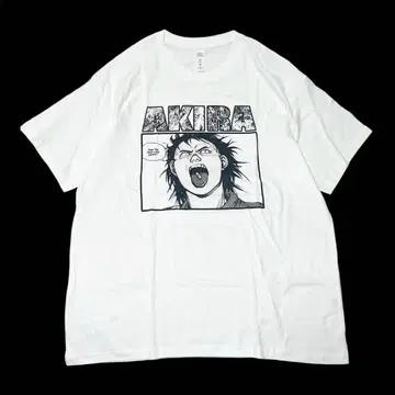 AKIRA 티셔츠 아키라 XL 애니메이션 90s 무비 화이트 화이트 컬러