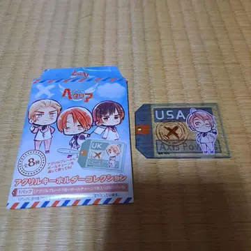 헤타리아 아크릴 키링 미국