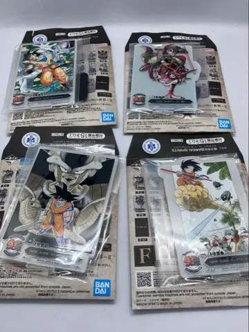 드래곤볼 제일복권 40th 아크릴 4개 세트
