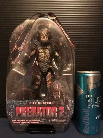 미사용 새상품 NECA 시티 헌터 프레데터 7인치 액션 피규어