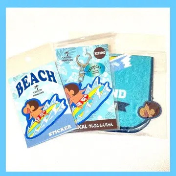 일광화상 짱구는 못말려 서퍼 짱구 타월 키링 스티커