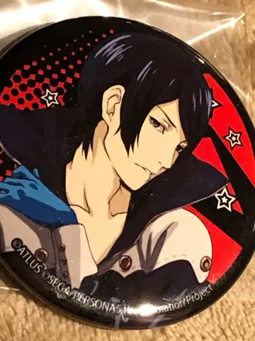 페르소나 5 마루이 팔라스 캔뱃지 폭스 키타가와 유스케