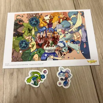 포케미쿠 엽서 씰 하츠네 미쿠