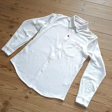 화이트 버튼 다운 셔츠 L 사이즈