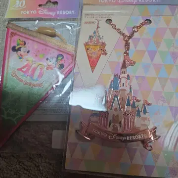 도쿄 디즈니 리조트 40주년 신데렐라 성 키링