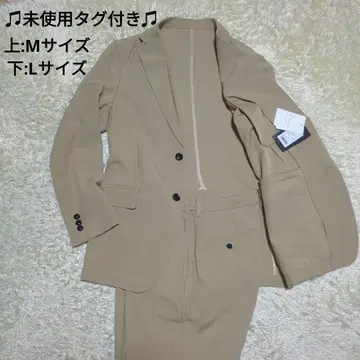 [택 포함 새상품] 돈키호테 열정 가격 셋업 세탁 가능 스트레치 베이지