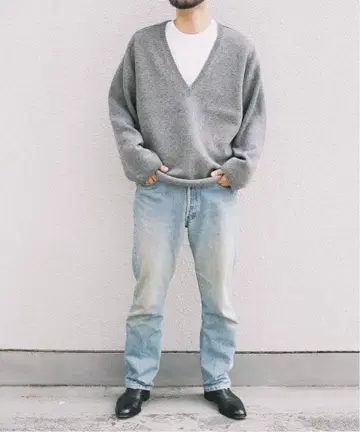 L'ECHOPPE 별주 BATONER / 바토너 V 넥 니트