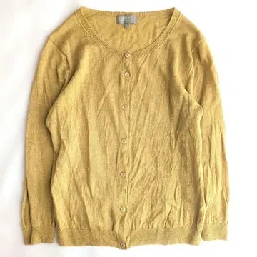 마가렛호웰 린넨 크루넥 가디건 M