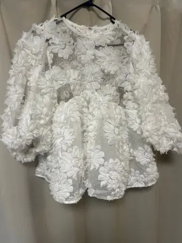 당일 발송 acka flower peplum blouse 플라워 블라우스