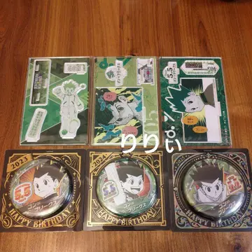 헌터헌터 곤 생일 캔뱃지 명장면 디오라마 피규어