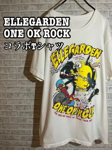 ELLEGARDEN ONE OK ROCK 콜라보 T셔츠 엘르 원옥