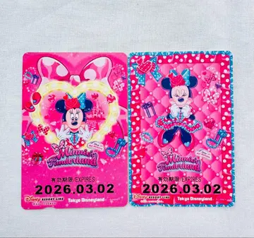 도쿄 디즈니 리조트 라인 미니의 날 3월 2일 프리 티켓 2장 세트