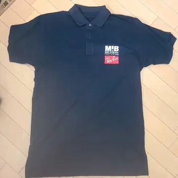 MIB Ray-Ban 콜라보 피케 셔츠 블랙 맨 인 블랙