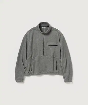 PURE SILK COMFORT FLEECE HALF ZIP P/O