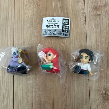 인어공주 숨바꼭질 피규어 3개 세트