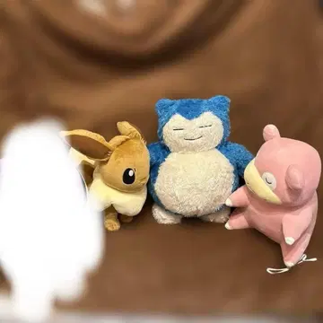 이브이 카비곤 야돈 포켓몬 봉제 인형 3종 세트