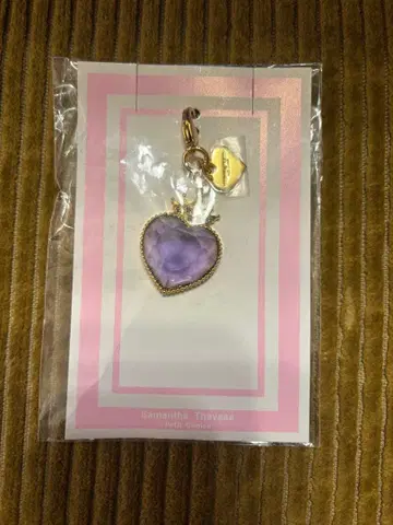 사만다 타바사 하트 티아라 지퍼 참