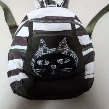 LALACUB 고양이 얼굴 비쥬 백팩