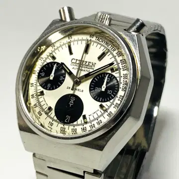 [ 고급 시계 시티즌 ] CITIZEN 8110A 23석 뿔 팬더 크로노