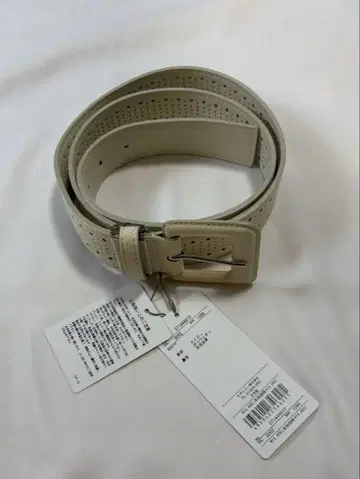 새상품 ZOY 스웨이드 벨트 화이트 남성용 벨트 골프