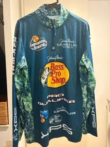 BASS PRO SHOPS 낚시 셔츠 그린 M (L) 미사용 새상품