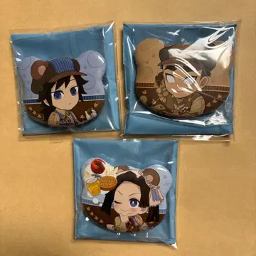 귀멸의 칼날 결실의 가을 축제 곰 캔뱃지 토미오카 기유 아오이 히메지마