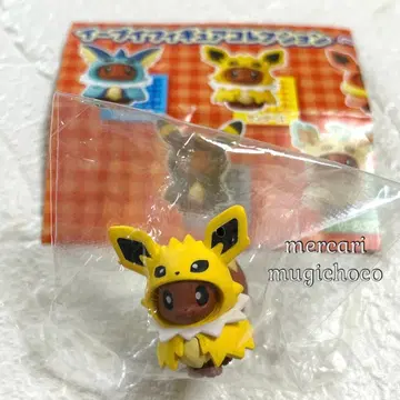 [레어] 포켓몬 센터 이브이 피규어 컬렉션 판초 시리즈 썬더